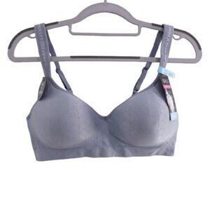 NEW Bali Women's Comfort Revolution Shaping Wireless Smoothing Bra BkueSize 36C